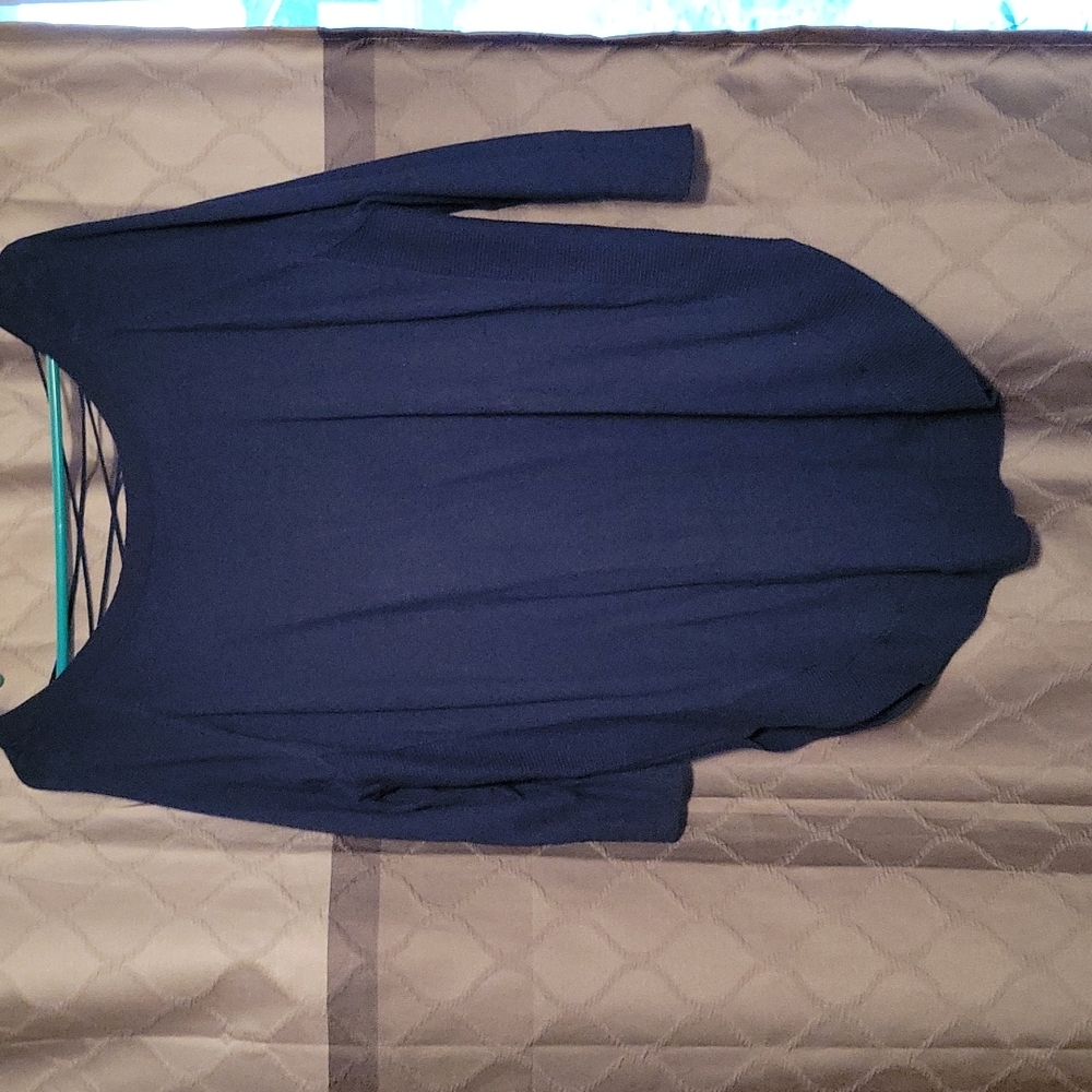 Express Extreme Circle Hem Tunic Sweater